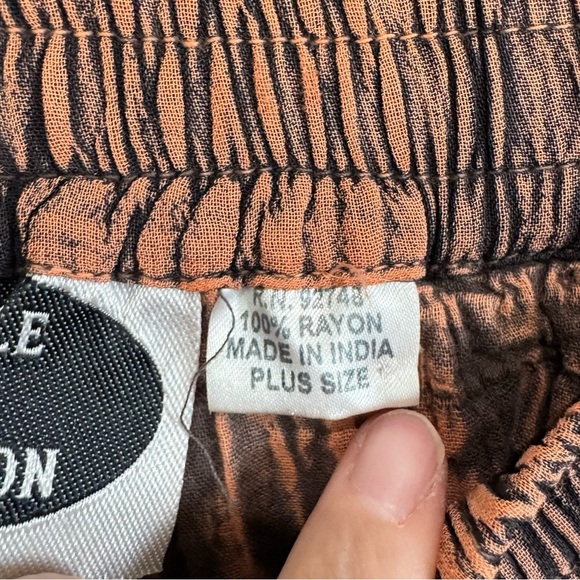 Y2K Style in Fashion Womens Plus Size Skirt Hippie Patterned Boho Witchy Goblin - Picture 4 of 11